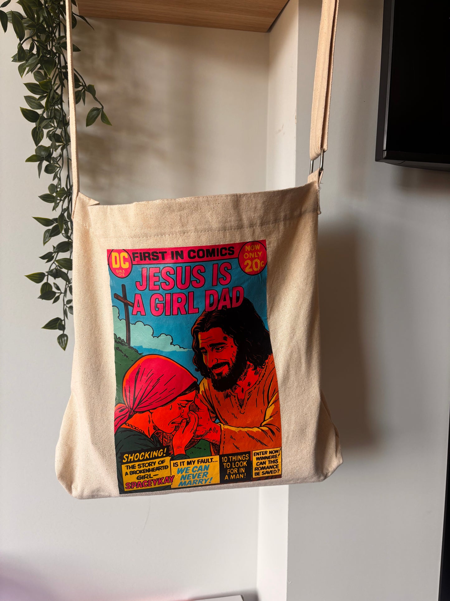 Jesus Is A Girl Dad Tote