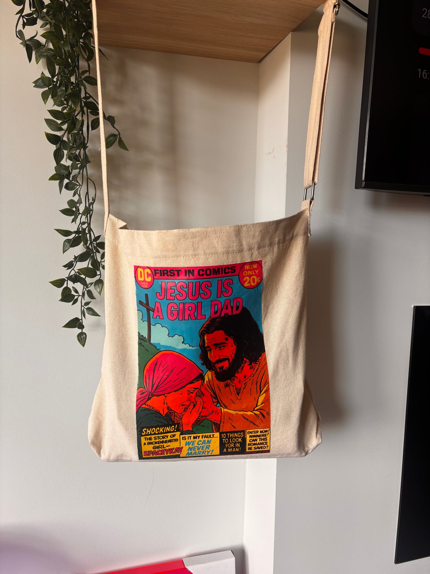 Jesus Is A Girl Dad Tote